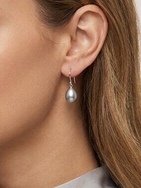NWT Giani Bernini sterling silver cultured freshwater pearl drop earrings